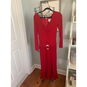 Jovani red cocktail dress